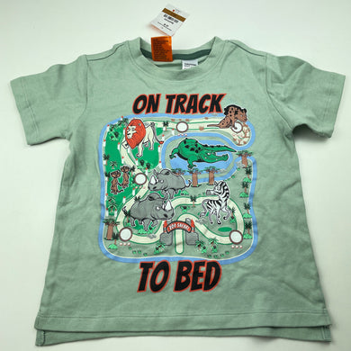 Boys Tilt, pyjama t-shirt / top, safari, NEW, size 5,  