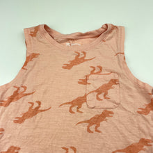 Load image into Gallery viewer, Boys KID, cotton singlet / tank top, dinosaurs, GUC, size 7,  