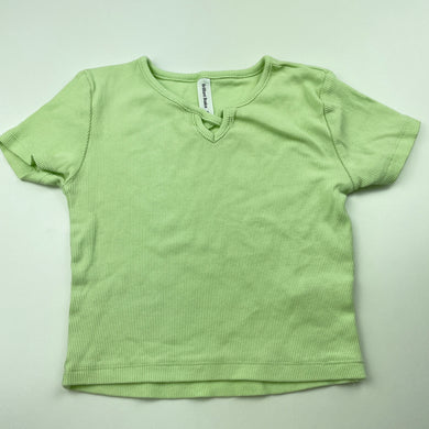 Girls Brilliant Basics, cropped stretchy t-shirt / top, L: 31cm, EUC, size 8,  