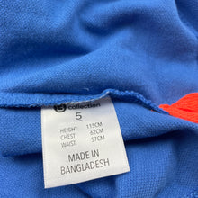 Load image into Gallery viewer, Boys B Collection, blue cotton polo shirt top, EUC, size 5,  