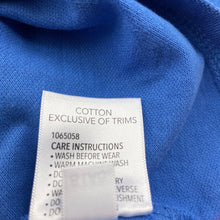 Load image into Gallery viewer, Boys B Collection, blue cotton polo shirt top, EUC, size 5,  