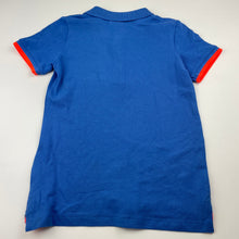 Load image into Gallery viewer, Boys B Collection, blue cotton polo shirt top, EUC, size 5,  