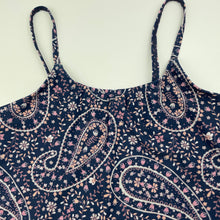 Load image into Gallery viewer, Girls Target, navy floral swim top, EUC, size 12,  