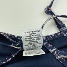 Load image into Gallery viewer, Girls Target, navy floral swim top, EUC, size 12,  