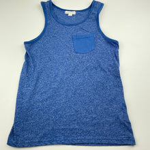Load image into Gallery viewer, Boys Pumpkin Patch, blue marle singlet / tank top, GUC, size 9,  