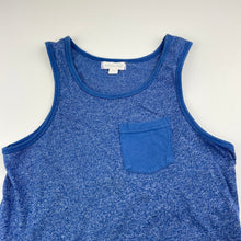 Load image into Gallery viewer, Boys Pumpkin Patch, blue marle singlet / tank top, GUC, size 9,  