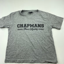Load image into Gallery viewer, unisex JB&#39;s Wear, grey marle t-shirt / top, dance, GUC, size 4,  