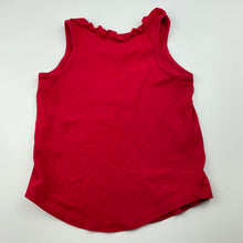 Load image into Gallery viewer, Girls Favourites, red organic cotton summer top, GUC, size 5,  