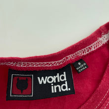 Load image into Gallery viewer, Boys World Industries, red cotton singlet / tank top, FUC, size 8,  
