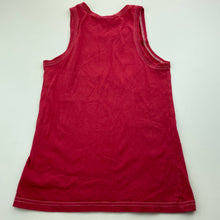 Load image into Gallery viewer, Boys World Industries, red cotton singlet / tank top, FUC, size 8,  