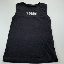 Load image into Gallery viewer, Boys Anko, grey stripe singlet / tank top, GUC, size 9,  