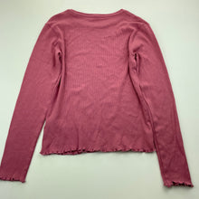 Load image into Gallery viewer, Girls Brilliant Basics, organic cotton blend long sleeve top, EUC, size 12,  