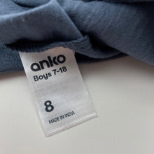Load image into Gallery viewer, Boys Anko, blue Aust cotton t-shirt / top, EUC, size 8,  