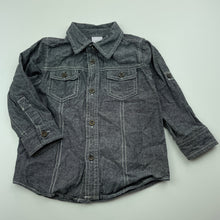 Load image into Gallery viewer, Boys Charlie &amp; Me, lightweight cotton long sleeve shirt, GUC, size 1,  