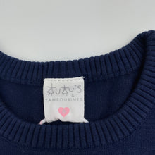 Load image into Gallery viewer, Girls Tutus &amp; Tambourines, knitted cotton sweater / jumper, unicorn, EUC, size 8,  