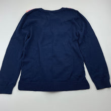Load image into Gallery viewer, Girls Tutus &amp; Tambourines, knitted cotton sweater / jumper, unicorn, EUC, size 8,  