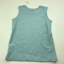 Load image into Gallery viewer, Boys Anko, blue cotton singlet / tank top, submarine, NEW, size 5,  