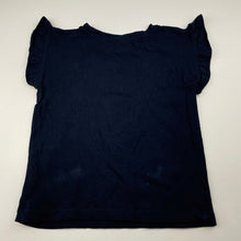 Load image into Gallery viewer, Girls Anko, navy cotton Christmas t-shirt / top, FUC, size 7,  