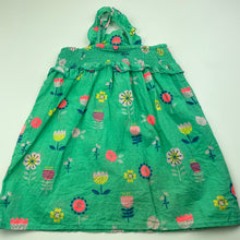 Load image into Gallery viewer, Girls Cotton On, lightweight floral cotton summer dress, GUC, size 1, L: 50cm
