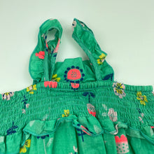 Load image into Gallery viewer, Girls Cotton On, lightweight floral cotton summer dress, GUC, size 1, L: 50cm