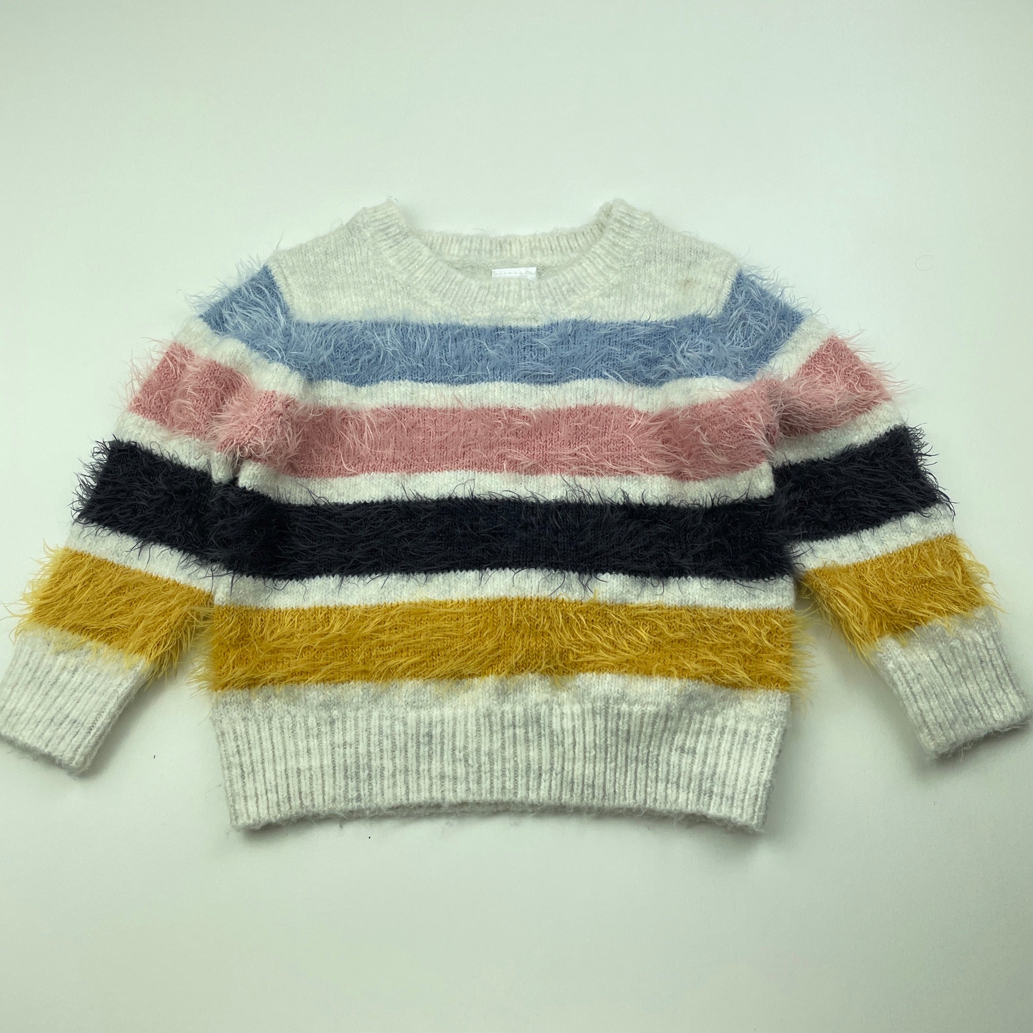 Anko, fluffy stretchy sweater / jumper, FUC, size 1 