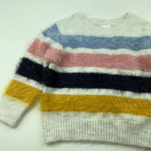 Load image into Gallery viewer, Girls Anko, fluffy stretchy sweater / jumper, FUC, size 1,  