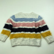 Load image into Gallery viewer, Girls Anko, fluffy stretchy sweater / jumper, FUC, size 1,  