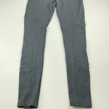 Load image into Gallery viewer, Girls Target, grey stretchy pants, elasticated, Inside leg: 58cm, GUC, size 10,  