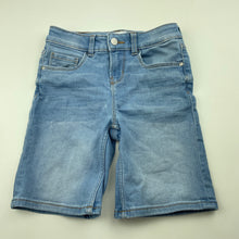 Load image into Gallery viewer, unisex Target, stretch denim shorts, adjustable, FUC, size 7,  