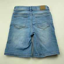 Load image into Gallery viewer, unisex Target, stretch denim shorts, adjustable, FUC, size 7,  