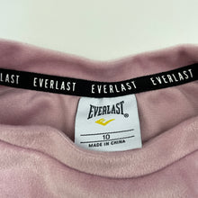 Load image into Gallery viewer, Girls EVERLAST, soft feel pink velour sweater / jumper, EUC, size 10,  