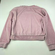 Load image into Gallery viewer, Girls EVERLAST, soft feel pink velour sweater / jumper, EUC, size 10,  