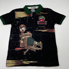 Load image into Gallery viewer, Boys ESSA taqua, lightweight polo shirt top, armpit to armpit: 33cm, EUC, size 4-5,  