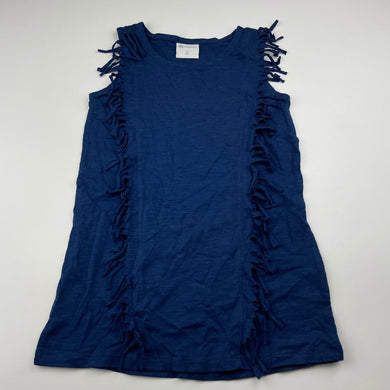 Girls B Collection, blue cotton top, EUC, size 3,  