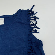 Load image into Gallery viewer, Girls B Collection, blue cotton top, EUC, size 3,  