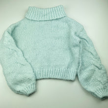 Load image into Gallery viewer, Girls Anko, chunky knit roll neck sweater / jumper, EUC, size 9,  