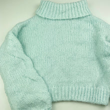 Load image into Gallery viewer, Girls Anko, chunky knit roll neck sweater / jumper, EUC, size 9,  