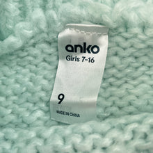 Load image into Gallery viewer, Girls Anko, chunky knit roll neck sweater / jumper, EUC, size 9,  