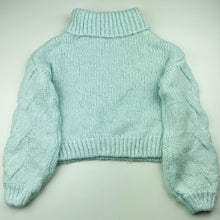 Load image into Gallery viewer, Girls Anko, chunky knit roll neck sweater / jumper, EUC, size 9,  