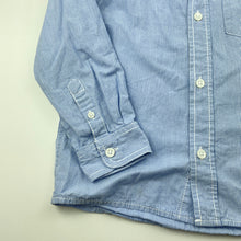 Load image into Gallery viewer, Boys Kids &amp; Co, blue stripe cotton long sleeve shirt, EUC, size 6,  