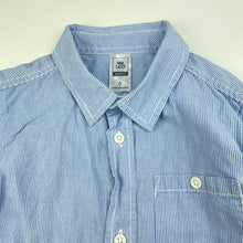 Load image into Gallery viewer, Boys Kids &amp; Co, blue stripe cotton long sleeve shirt, EUC, size 6,  