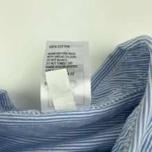 Load image into Gallery viewer, Boys Kids &amp; Co, blue stripe cotton long sleeve shirt, EUC, size 6,  