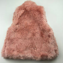 Load image into Gallery viewer, Girls Petite by Celine, pink faux fur vest / sleevless jacket, no fastening, EUC, size 3,  
