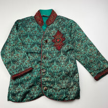 Load image into Gallery viewer, unisex SATELLITE, bead trimmed long sleeve lightweight top, GUC, size 3,  