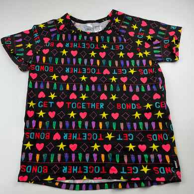 Girls Bonds, colorful stretchy pyjama t-shirt / top, EUC, size 10,  