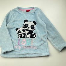 Load image into Gallery viewer, Girls Mango, fleece winter pyjama top, GUC, size 5,  