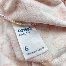 Load image into Gallery viewer, Girls Anko, floral cotton t-shirt / top, FUC, size 6,  