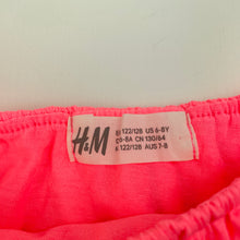 Load image into Gallery viewer, Girls H&amp;M, pink lightweight ruffle top, EUC, size 7-8,  