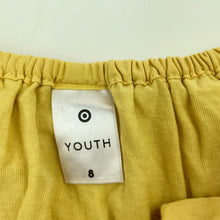 Load image into Gallery viewer, Girls Target, broderie trim yellow cotton top, EUC, size 8,  