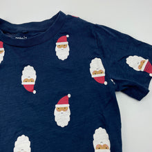 Load image into Gallery viewer, Boys Anko, navy cotton Christmas t-shirt / top, EUC, size 7,  